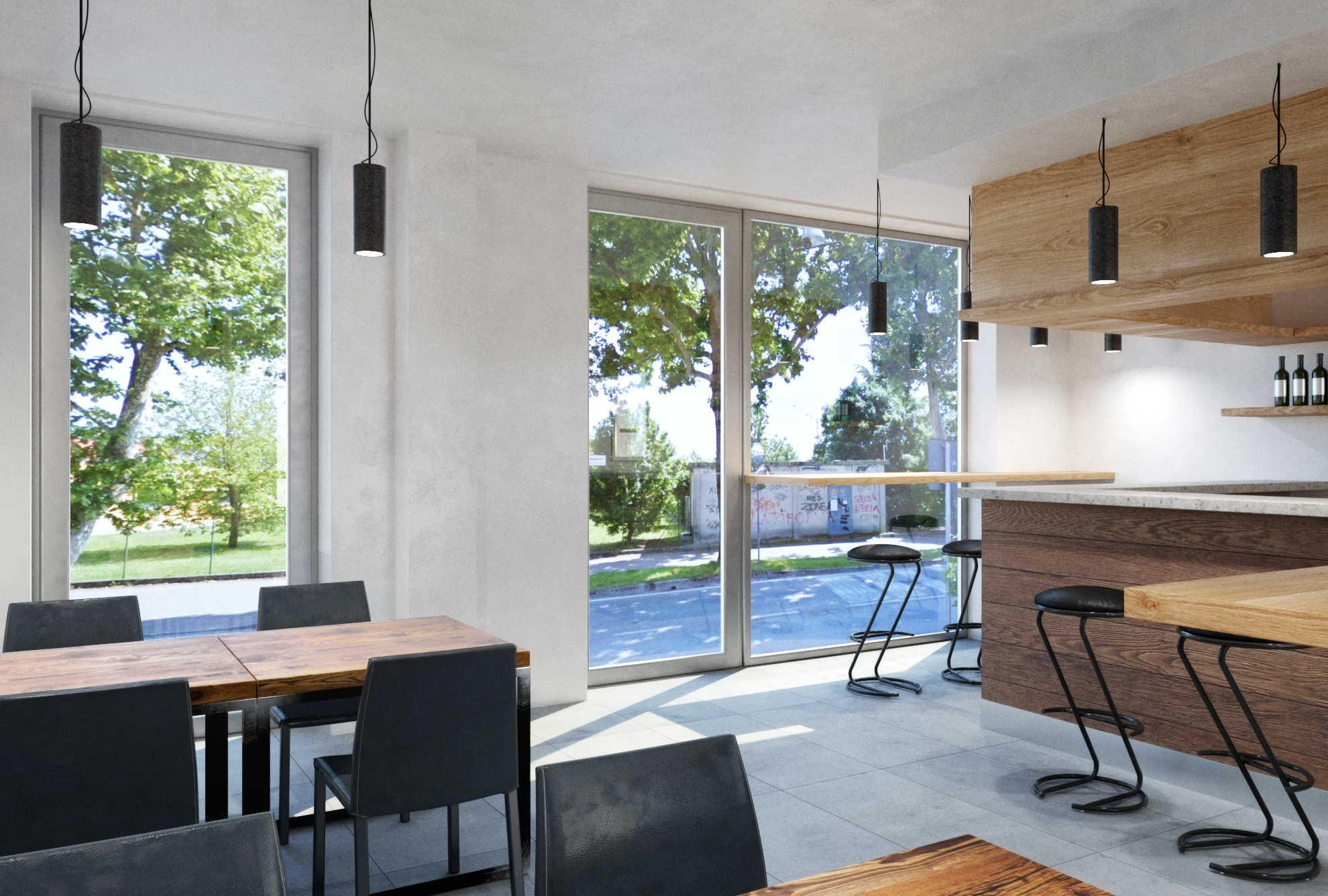 Ristrutturazione Bar Valon vista 1