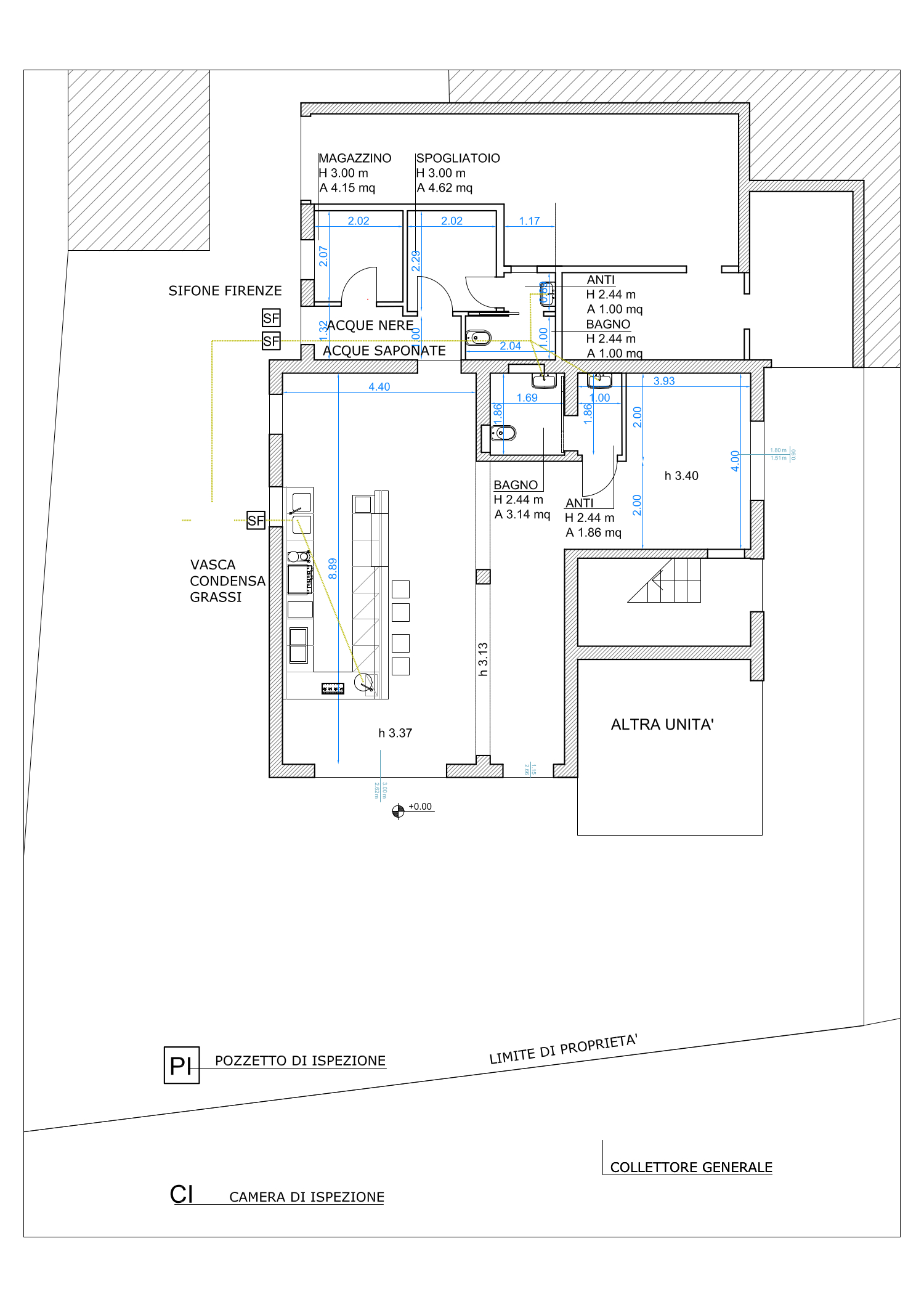 Ristrutturazione Bar Valon piantina
